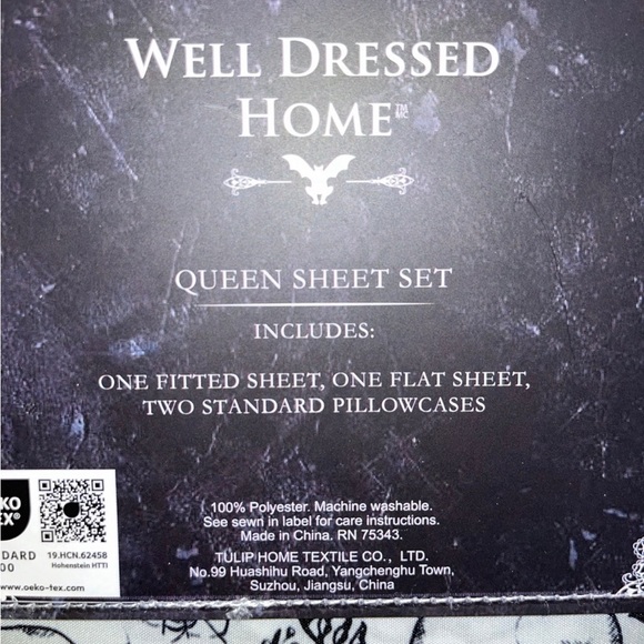 Skull sheets Queen Halloween - Picture 4 of 4
